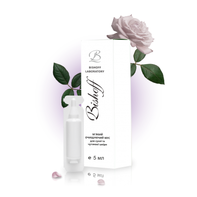 Mini Dry and Sensitive Skin Soft Cleansing Mousse with White Rose — Photo 1